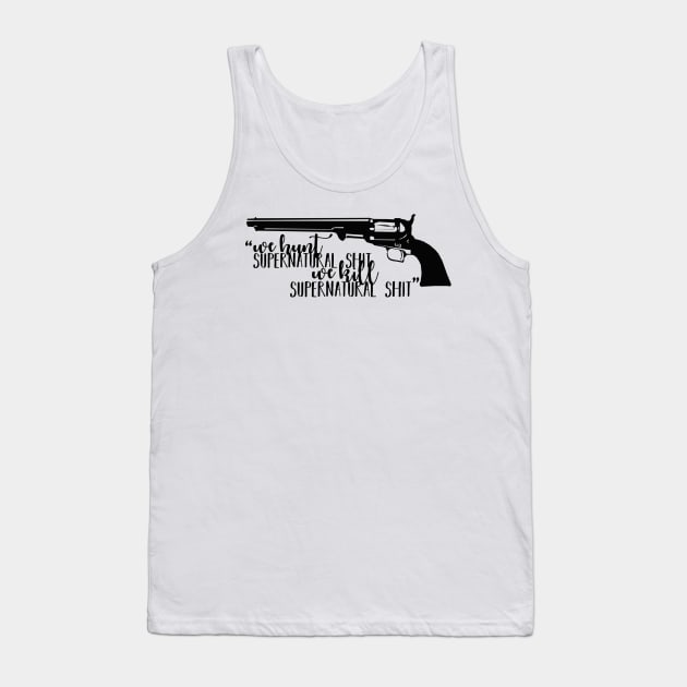 Wynonna Earp - Hunt & Kill Supernatural [Alternate] Tank Top by Inspygirl